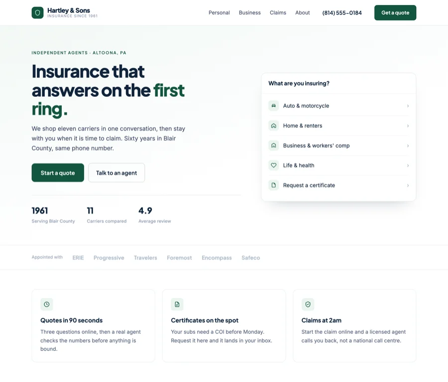 The same agency rebuilt